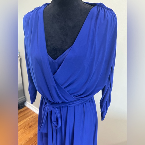 NWOT Eliza J Royal Blue Dress - Picture 2 of 5